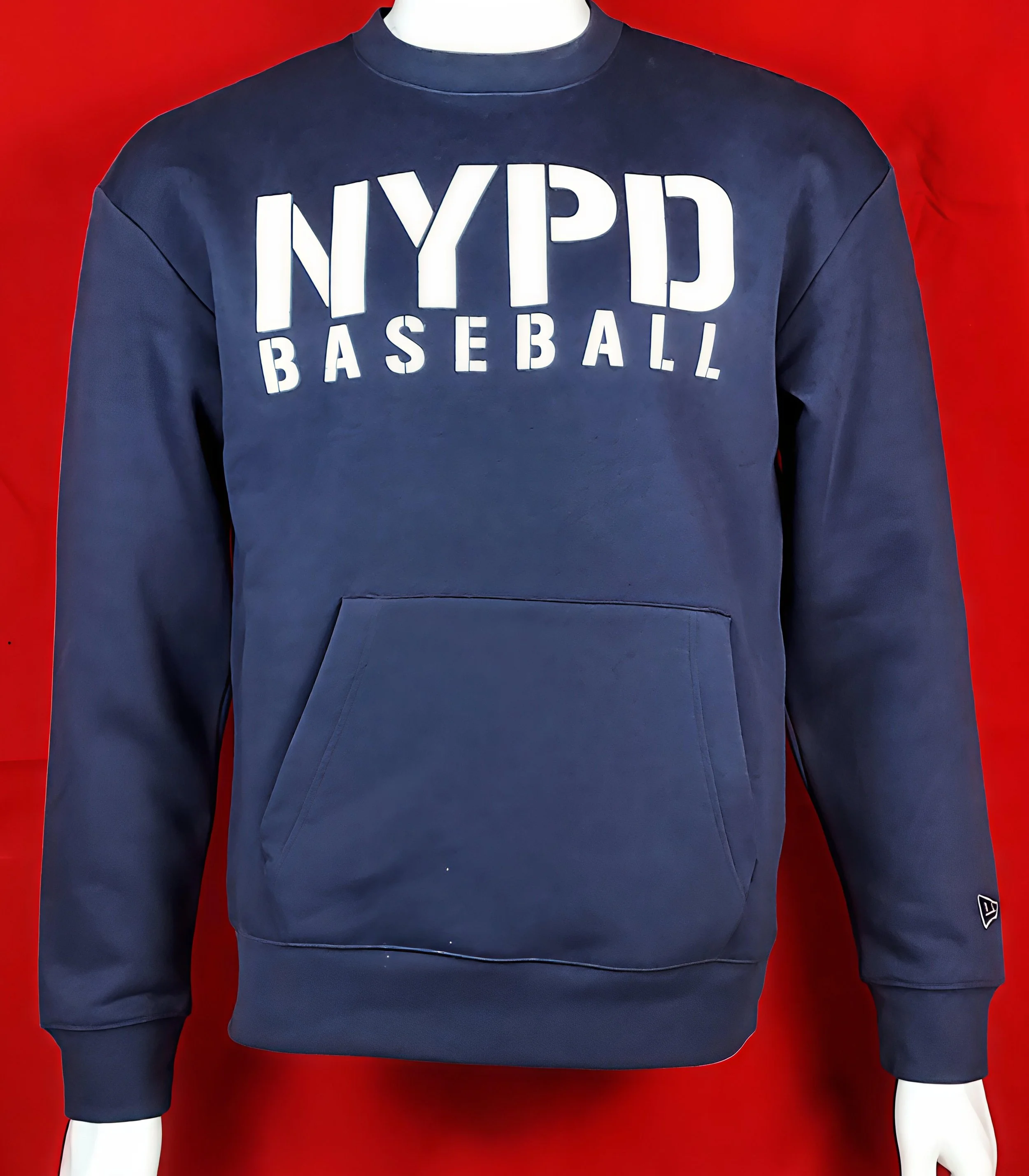Item# S300 New ERA NYPD Baseball Pocket Crewneck Sweatshirt (2).jpg