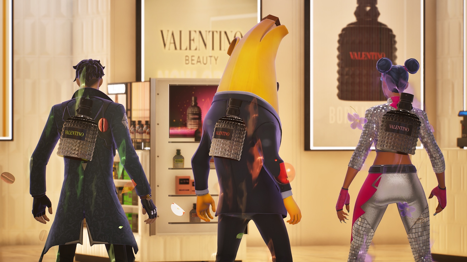 Valentino Beauty brand in Fortnite integration