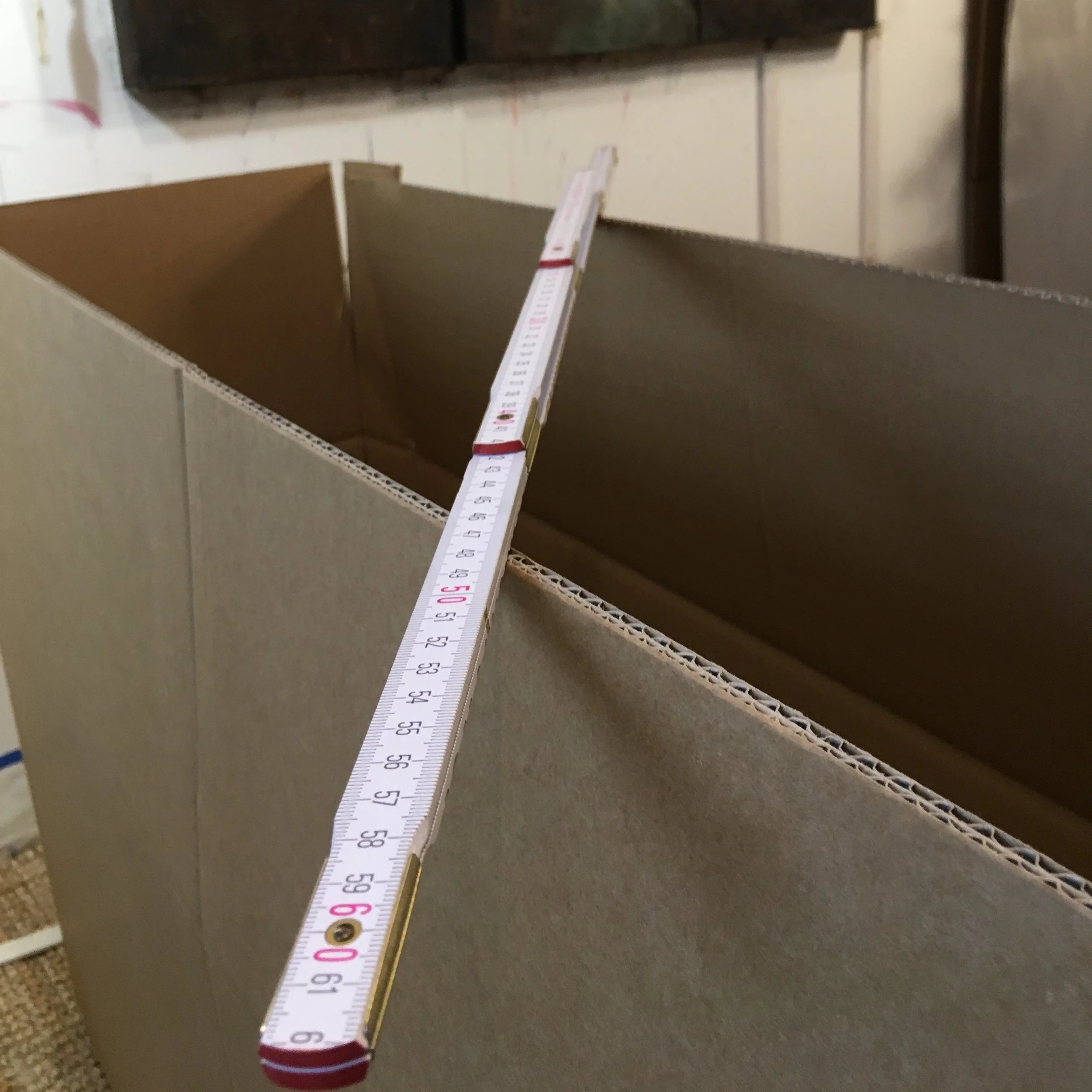 Finding the perfect box size was tricky too