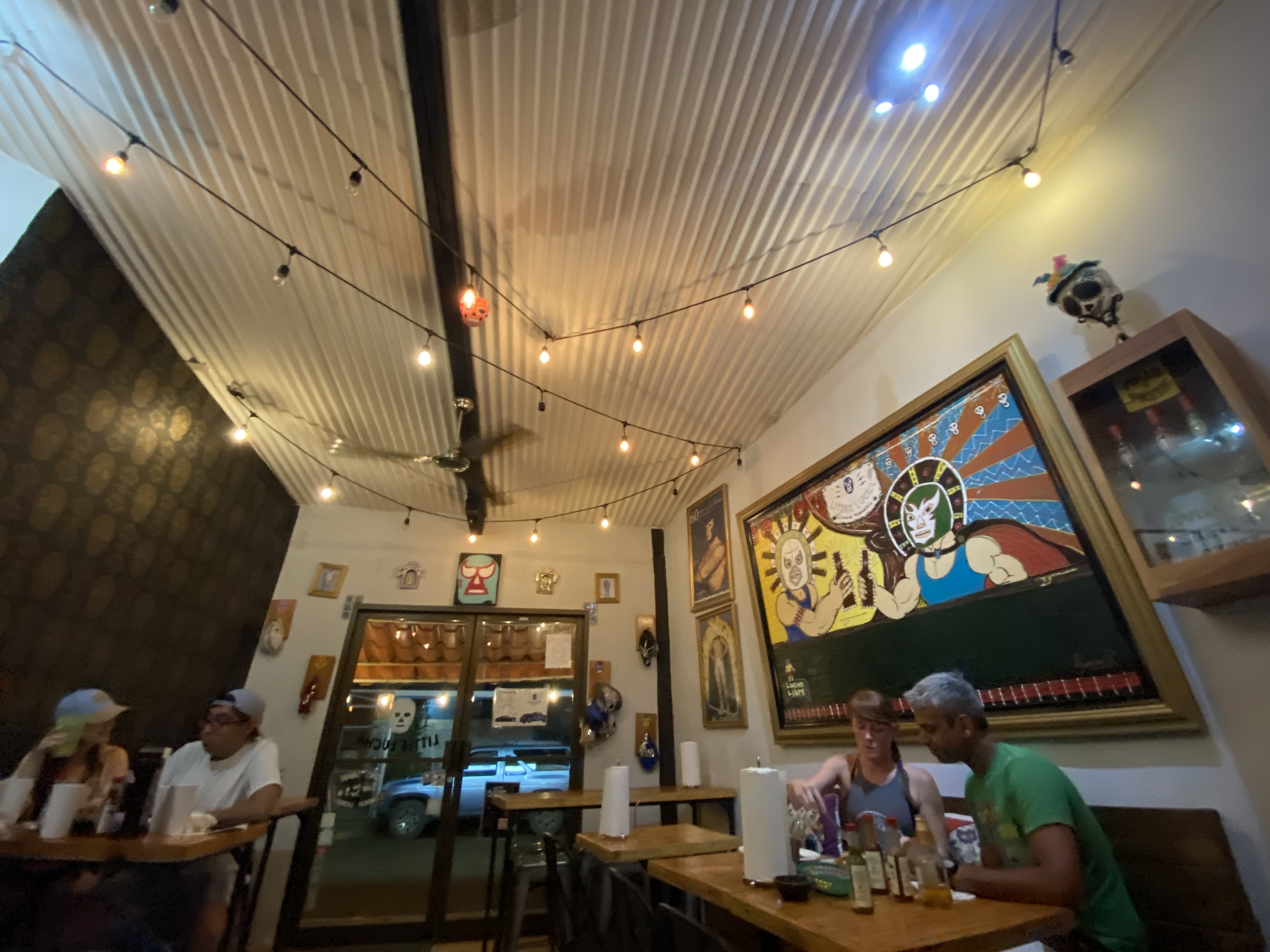 Little Lucha taco restaurant in Tamarindo has good vibes always for the whole family.