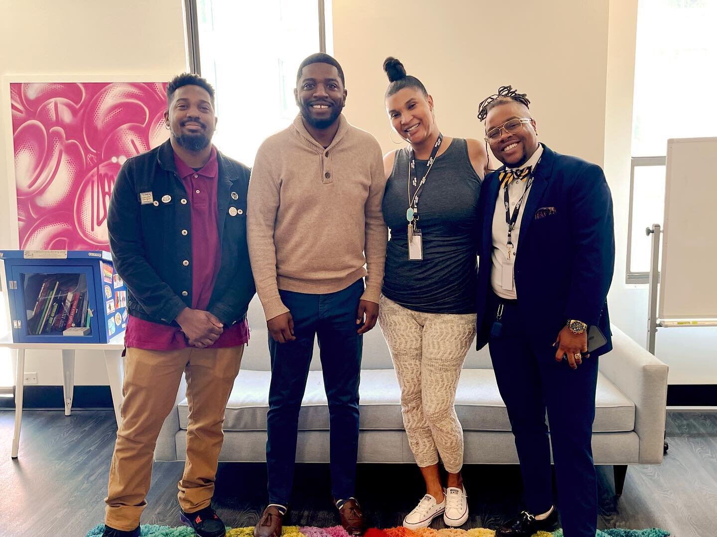 We&rsquo;re feeling excited, renewed, and more deeply connected to our community this week after spending some time with @bravespacealliance (BSA), as well as @glaad at @aidsfoundationchicago (AFC)! Our ED, Jamie Frazier, and Manager of Organizing, M
