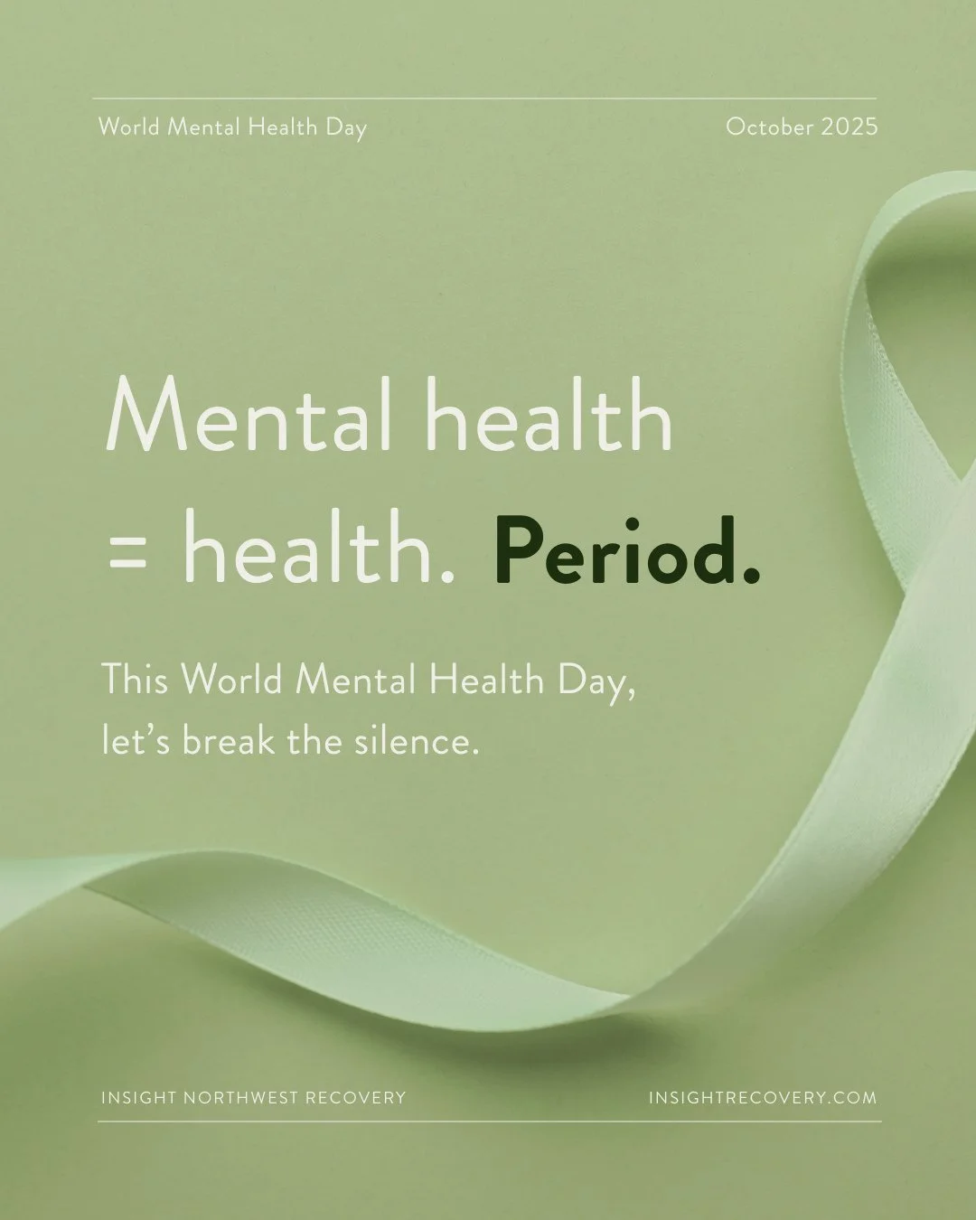 Today is World Mental Health Day&mdash;a reminder that mental health is just as important as physical health.⁠
⁠
No matter your age, your background, or your story, you deserve support, compassion, and care.⁠
⁠
At INR, we&rsquo;re here for Oregon res