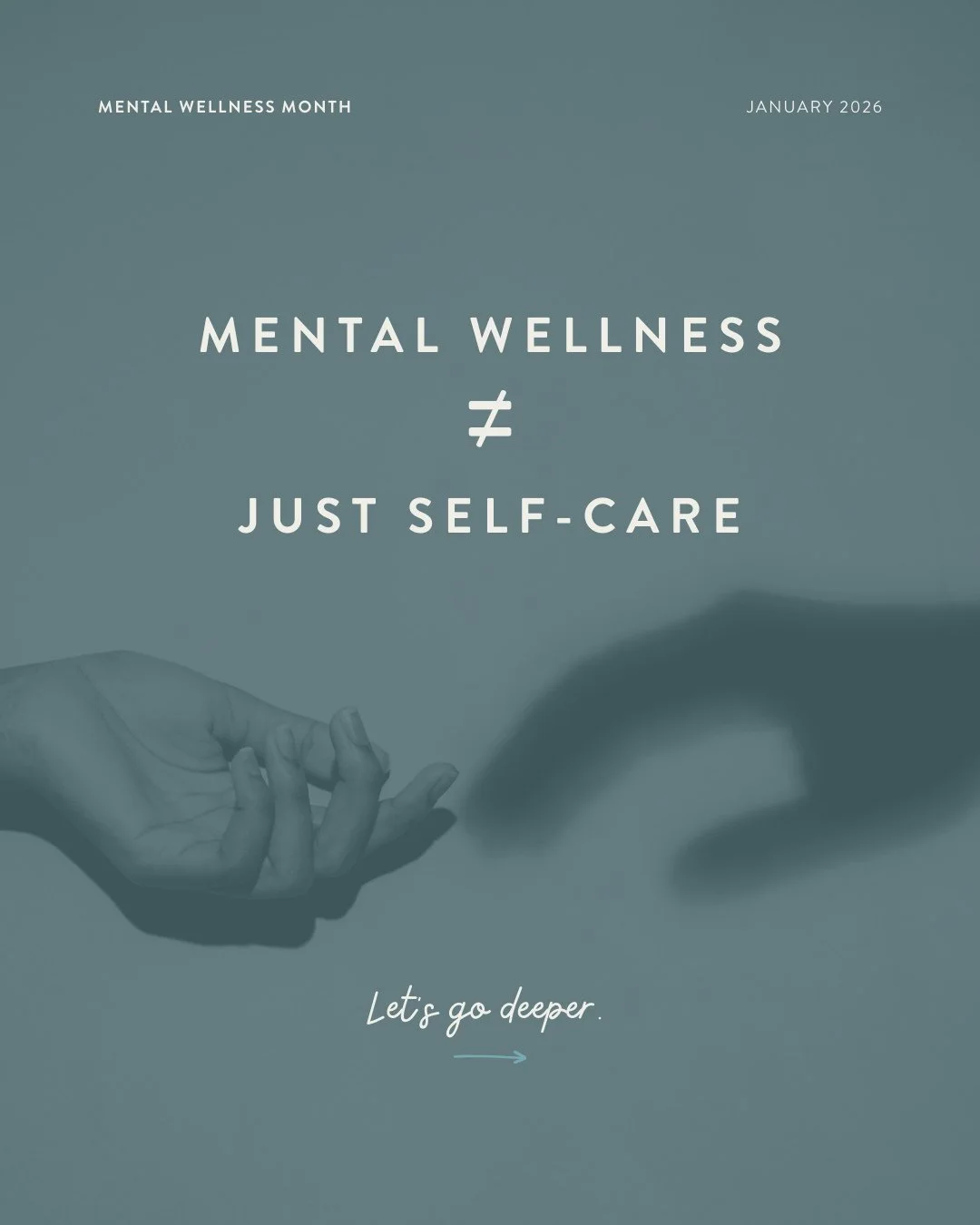 January is Mental Wellness Month, and while the world pushes &ldquo;new year, new you,&rdquo; we&rsquo;re here to say: your value doesn&rsquo;t depend on productivity. Wellness isn&rsquo;t a trend. It&rsquo;s a practice, and it starts with small, int