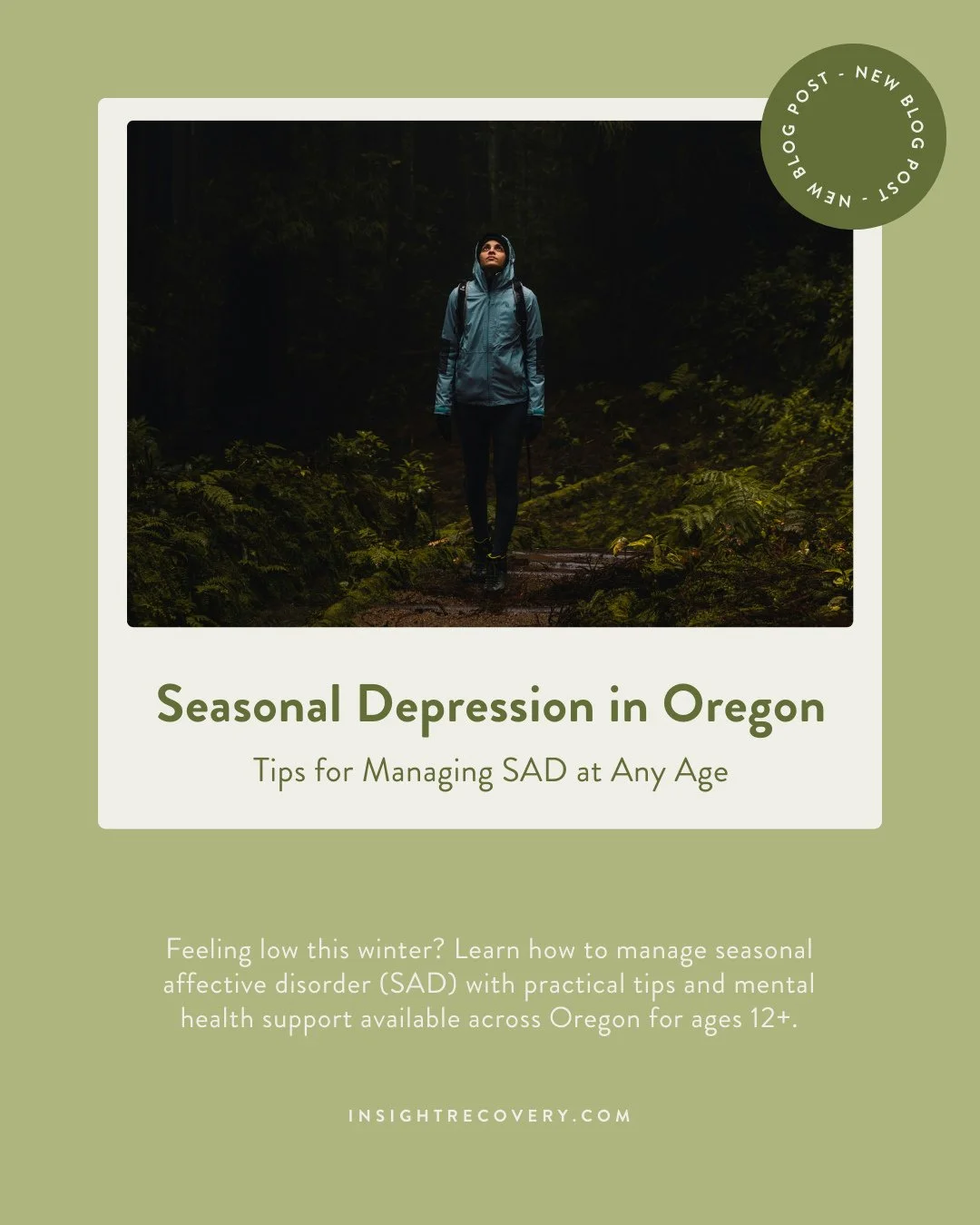 Gray skies, shorter days, and a constant chill&mdash;it&rsquo;s more than just &ldquo;winter blues.&rdquo; For many Oregonians, seasonal depression (SAD) hits hard this time of year.⁠
⁠
But here&rsquo;s the good news: there are ways to feel better, a