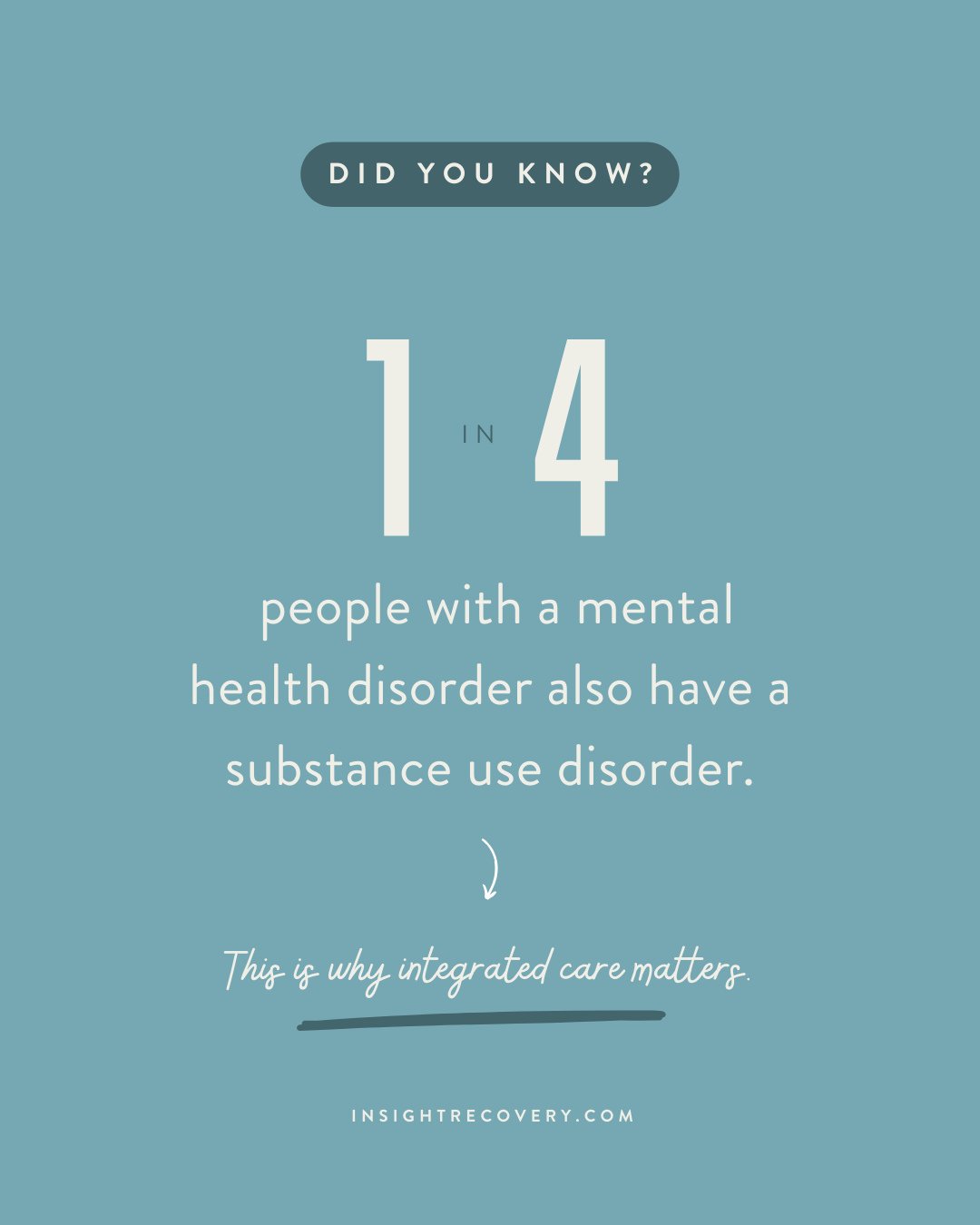 When mental health challenges and substance use overlap, treatment needs to be connected, compassionate, and complete.⁠
⁠
At Insight Northwest Recovery, we specialize in co-occurring disorders because healing is never one-dimensional.⁠
⁠
🌿 We serve 