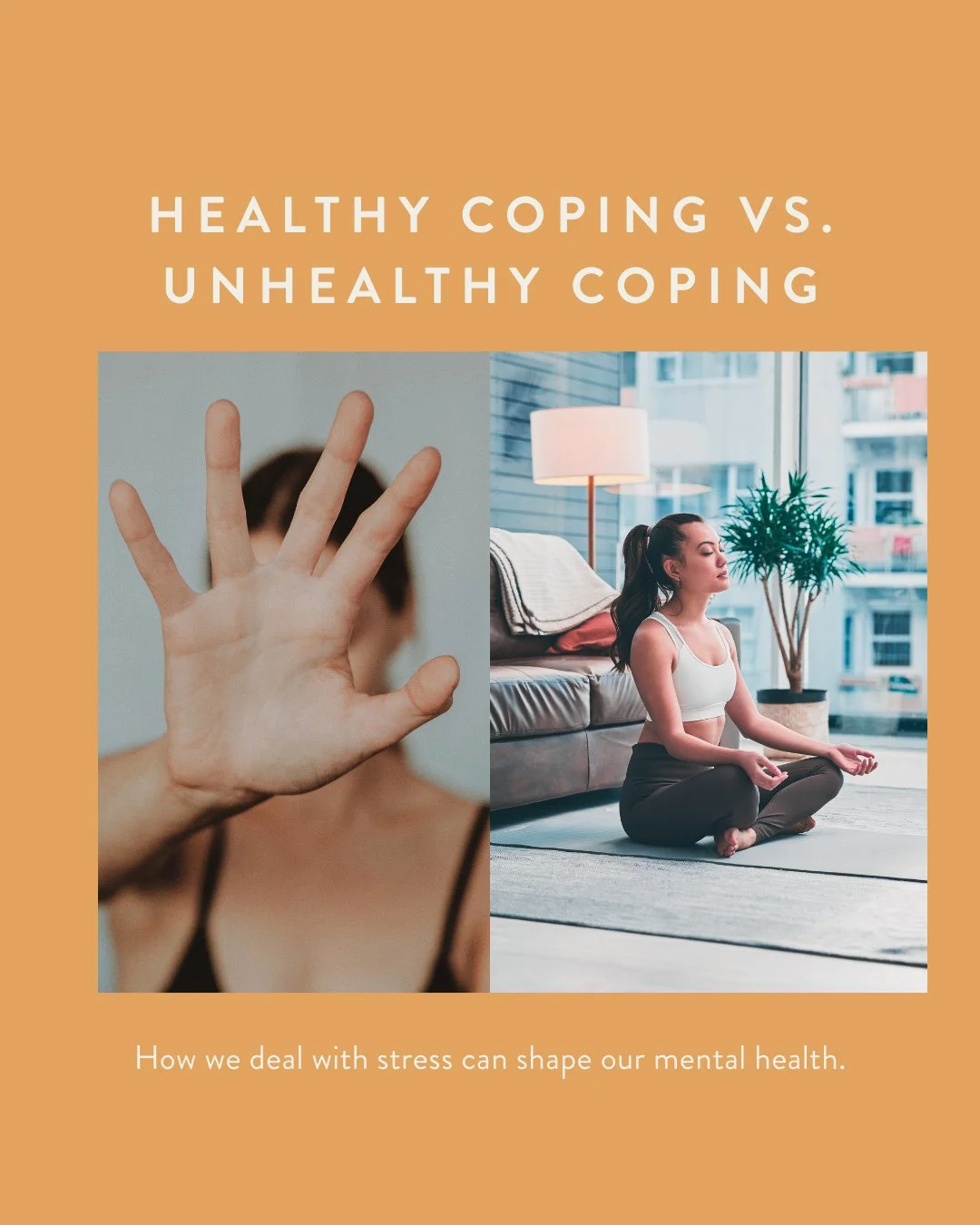 When stress hits, everyone tries to cope somehow.⁠
⁠
But some coping strategies actually make stress worse over time.⁠
⁠
Avoiding your feelings, isolating yourself, or using substances to escape might feel like relief in the moment, but they usually 