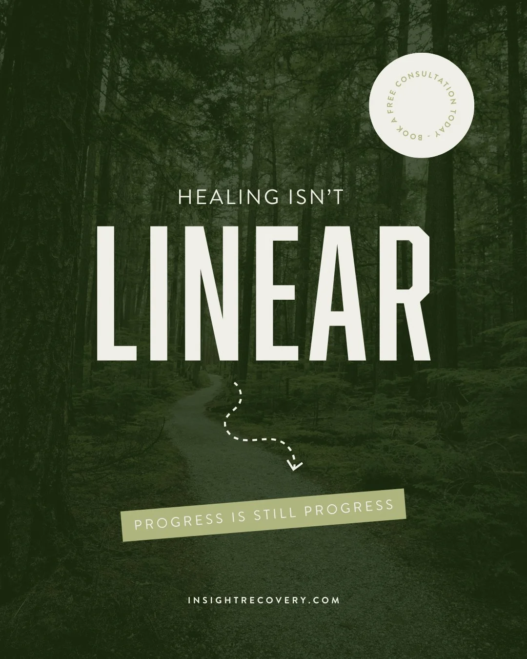 Healing takes time.⁠
⁠
There will be good days and difficult days &mdash; and both are part of the process.⁠
⁠
Recovery isn&rsquo;t about being perfect.⁠
It&rsquo;s about continuing to move forward and learning healthier ways to navigate life.⁠
⁠
If 