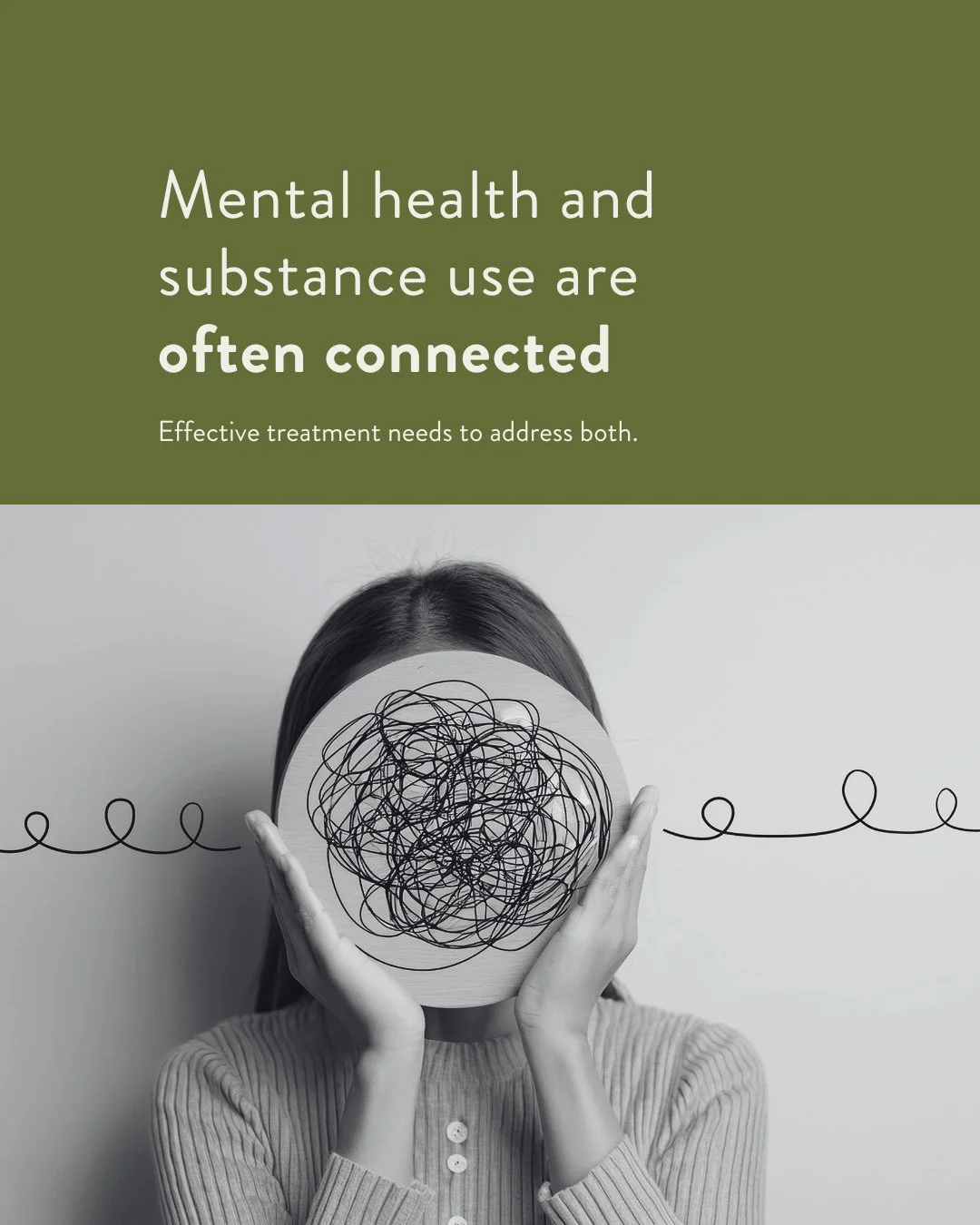 Mental health and substance use challenges often go hand in hand.⁠
⁠
When treatment focuses on only one part of the problem, it can make recovery harder.⁠
⁠
Integrated treatment means therapy, psychiatric care, peer support, and family involvement al