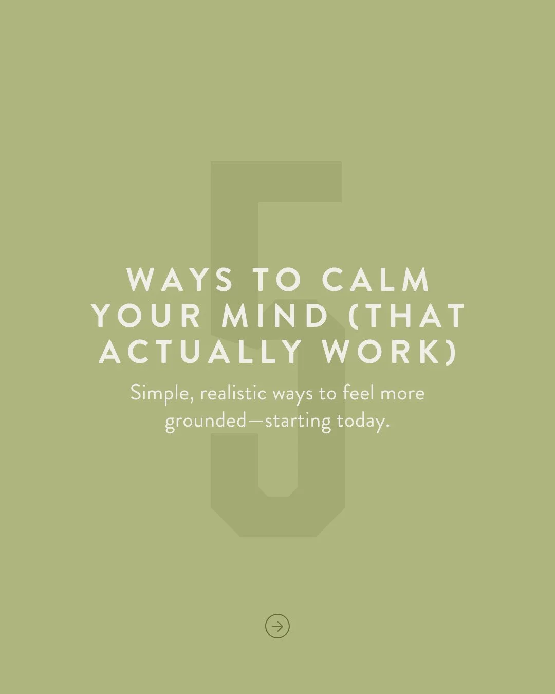 When anxiety hits&mdash;try this.⁠
⁠
⁠
Anxiety doesn&rsquo;t always look like panic attacks.⁠
⁠
Sometimes it&rsquo;s:⁠
- Overthinking everything⁠
- Feeling on edge for no clear reason⁠
- Being exhausted&hellip; but unable to relax⁠
- Constantly tryin