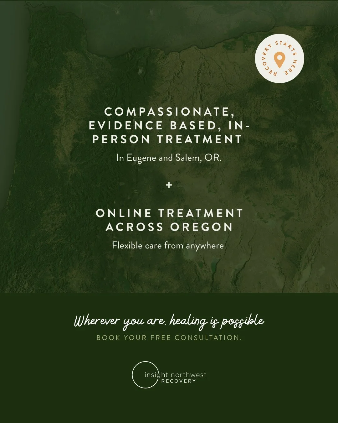 Getting help shouldn&rsquo;t feel complicated.⁠
⁠
Whether you want to:⁠
⁠
Sit in a space that feels calm and supportive⁠
Stay close to home⁠
Or connect from wherever you are⁠
⁠
You have options.⁠
⁠
At INR, we offer treatment in:⁠
📍 Eugene⁠
📍 Salem⁠