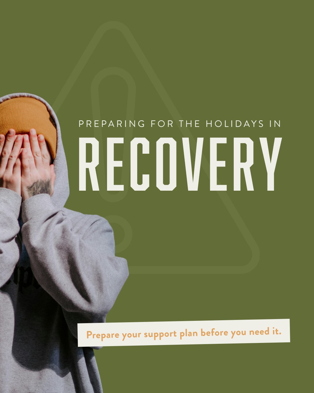 The holiday season can bring joy, connection, and tradition.⁠
⁠
It can also bring complicated family relationships, grief, financial pressure, disrupted routines, social expectations, and environments where alcohol or other substances are present.⁠
⁠