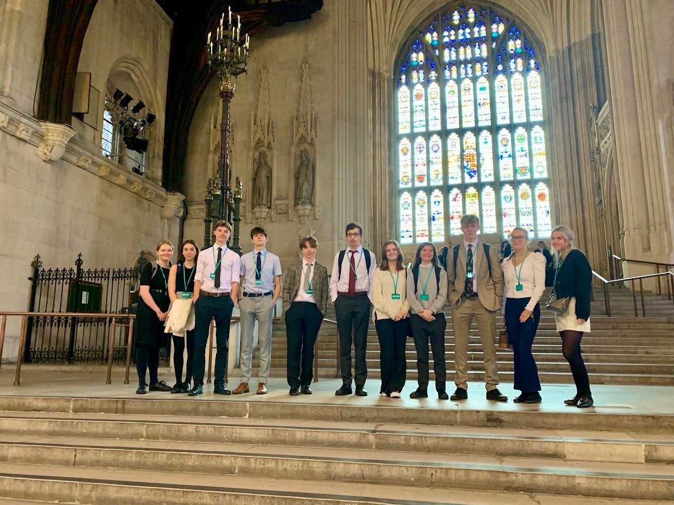 What a couple of days for our Year 12 Government &amp; Politics students.

Last week they spoke to Lord Borwick a hereditary peer via a live link with the House of Lords. 

Then today they have visited the Houses of Parliament where they were able to