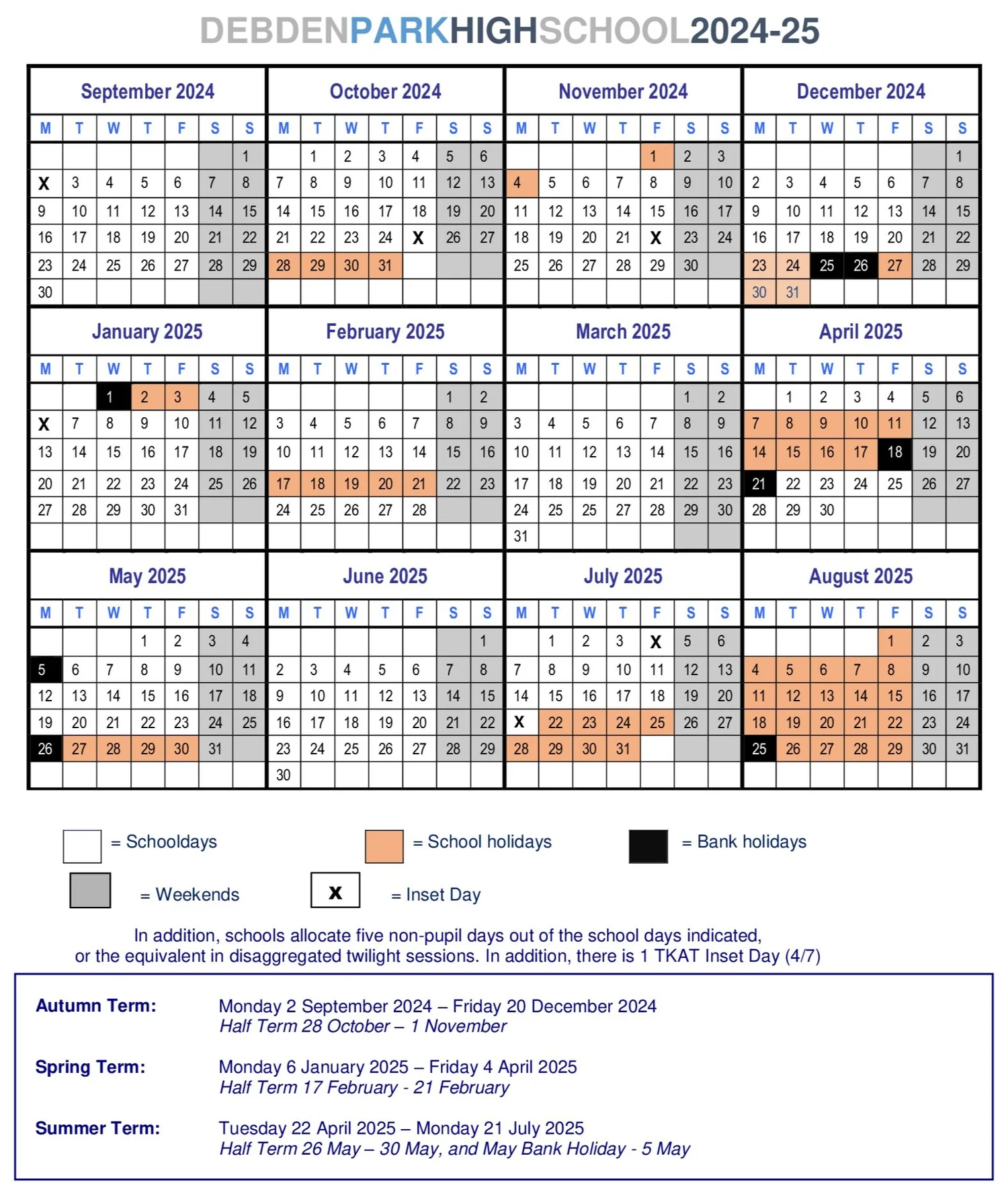 calendar-debden-park-high-school