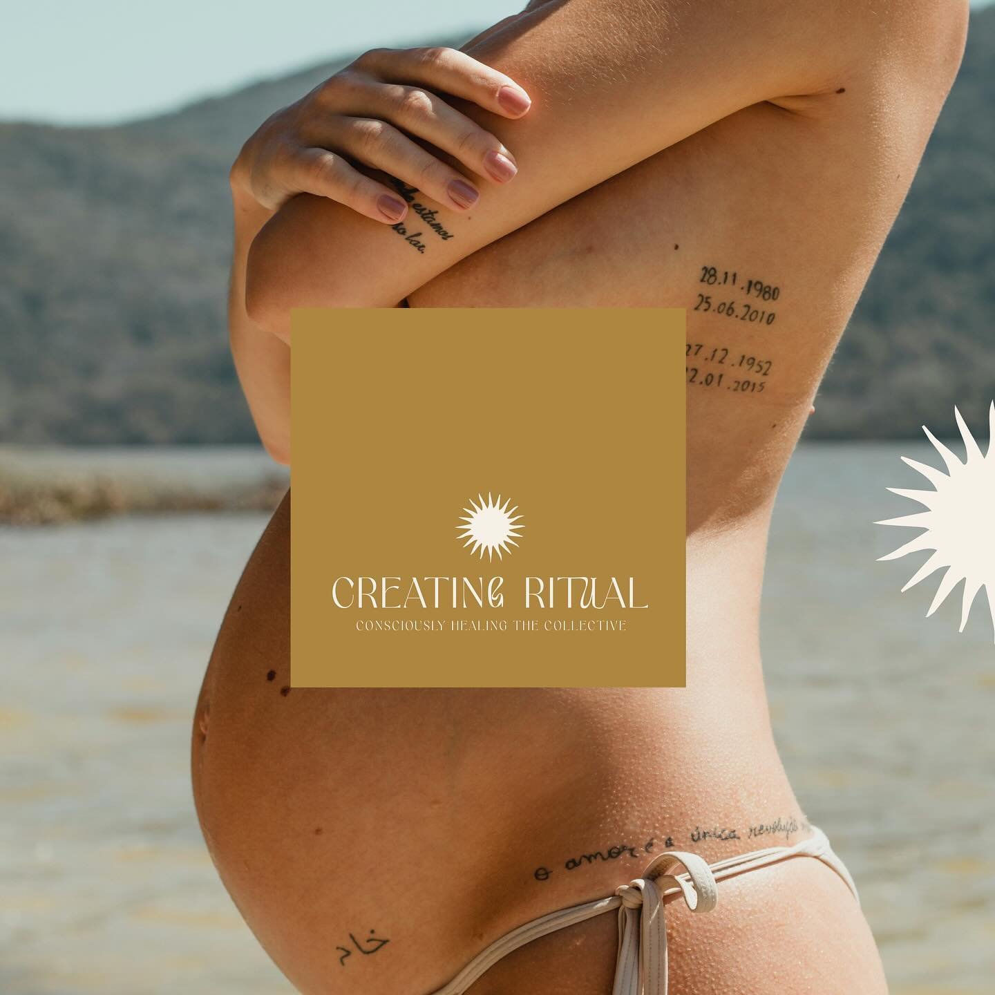 New branding work for Creating Ritual. ☀️

This project was a true labor of love. When my friend Ashlee came to me with the idea of a rebirth for herself &amp; her work I immediately knew that this was a project I would fall in love with. 

This proj