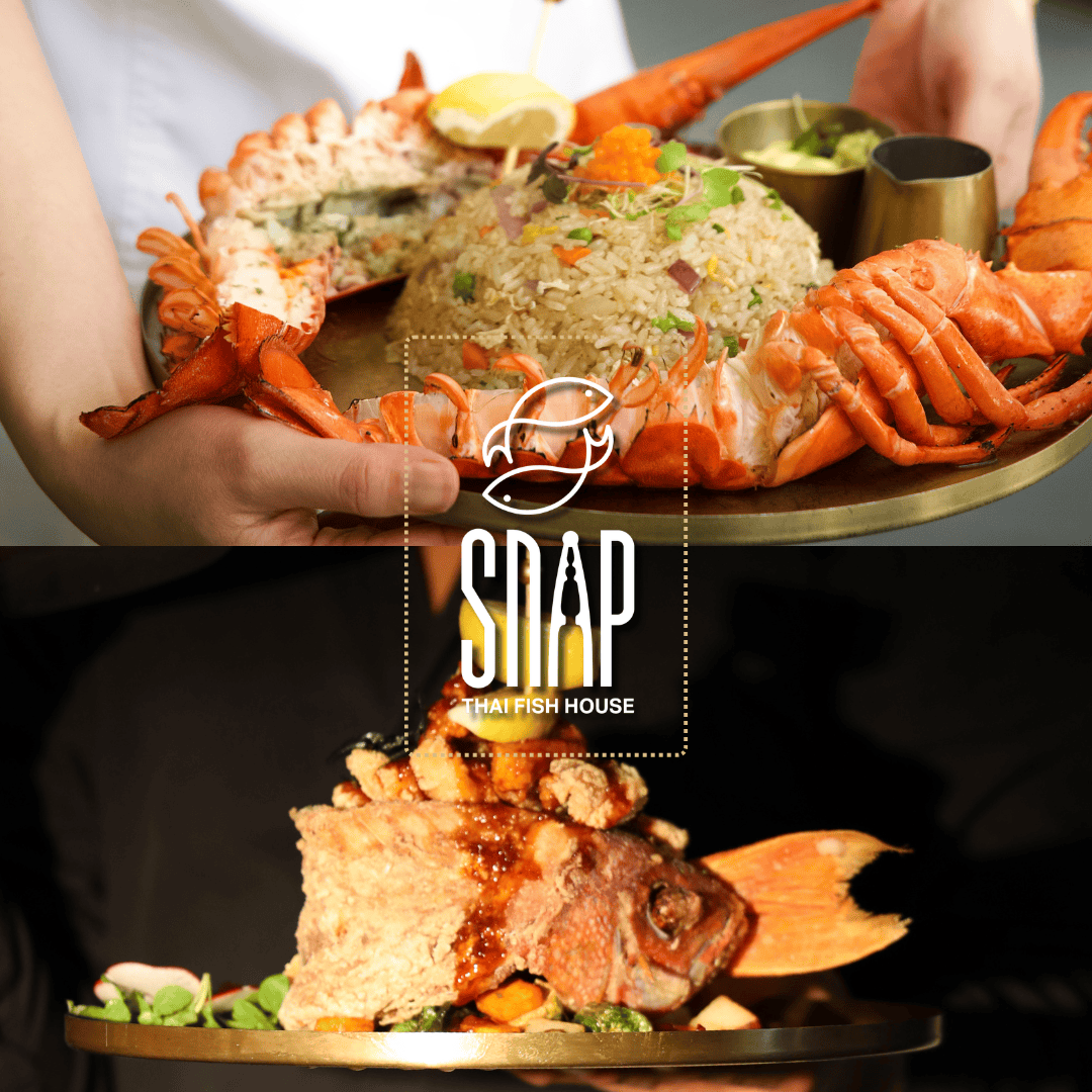 snap thai snapper and whole lobster fried rice