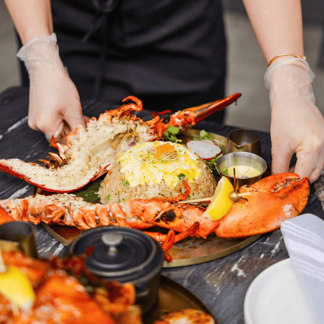 whole lobster fried rice