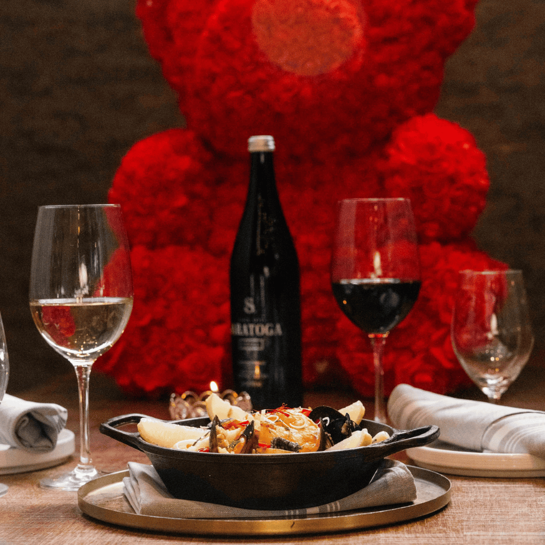 vday bear table setting snap thai