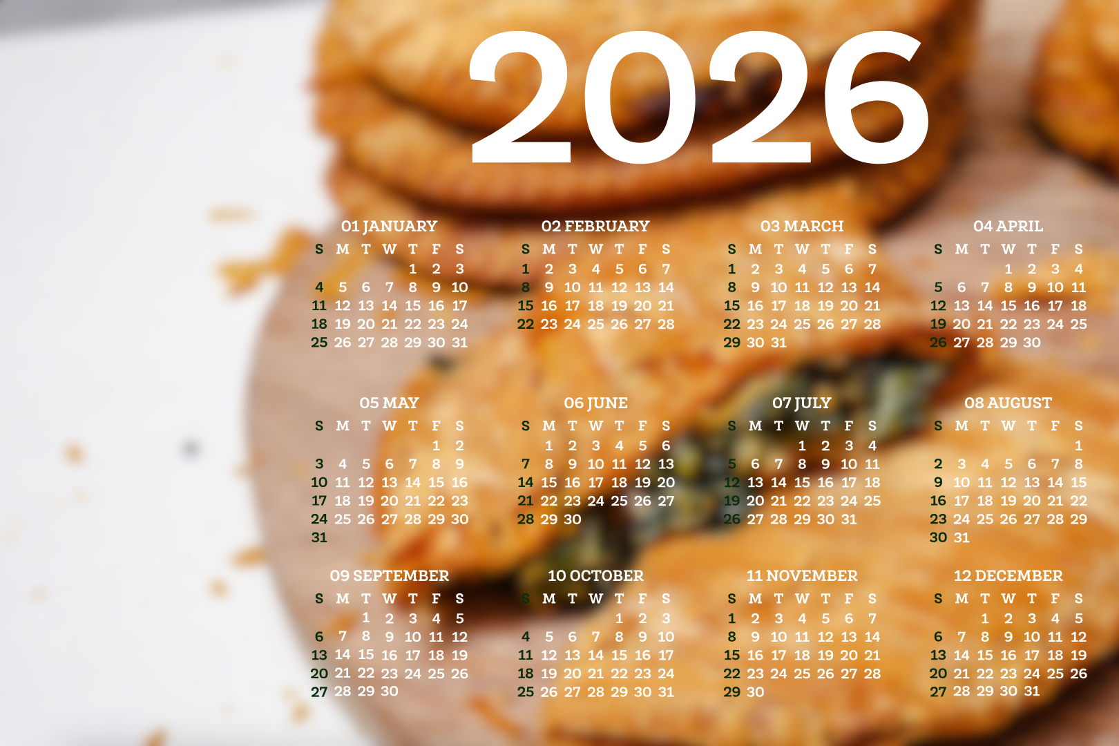 Jamaican Food Event Calendar 2026