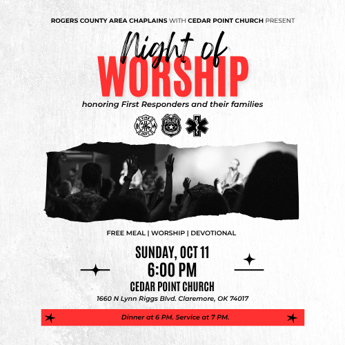 Night of Worship for First Responders