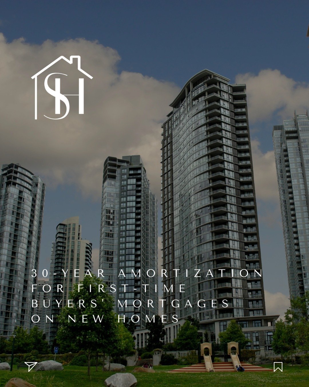REAL ESTATE NEWS! Canada to allow 30-year amortization for first-time buyers' mortgages on new homes. ⁠
⁠
Speaking in Toronto on Thursday, Finance Minister Chrystia Freeland announced the federal government will allow 30-year amortization periods on 