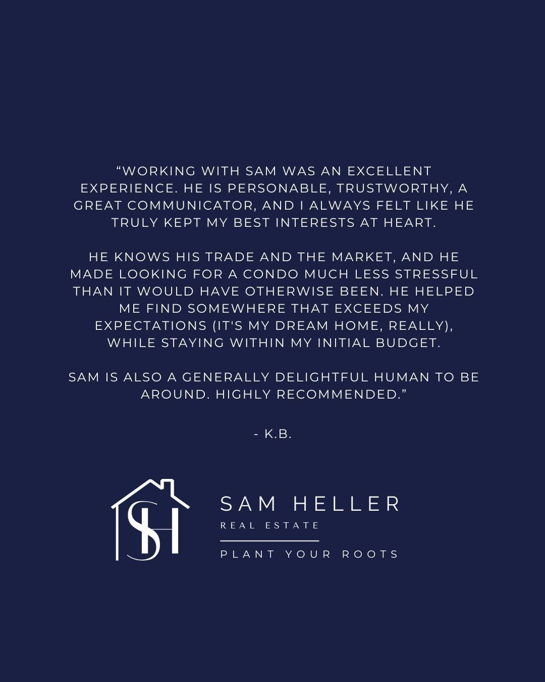 Thank you so much KB for the kind words! It was an absolute pleasure helping you find your dream home. 😊