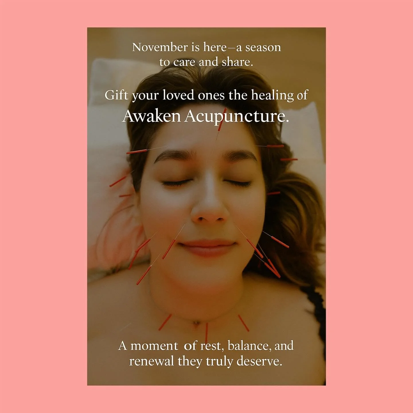 Beyond beauty, find your calm within.
Awaken Facial Acupuncture brings harmony to your skin, mind, and soul &mdash; so your glow feels as good as it looks.

#facialrejuvenation#acupuncture#midtown#manhattan#harmonize#skinglow#acupunctureglow