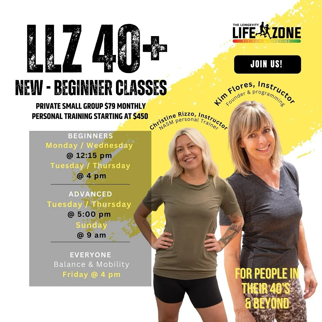 Join our exclusive LLZ 40+ classes, tailored for beginners and advanced members alike. Whether you&rsquo;re just starting out or looking to push your limits, our small group sessions and personal training offered at The Fitness HUB are designed to he