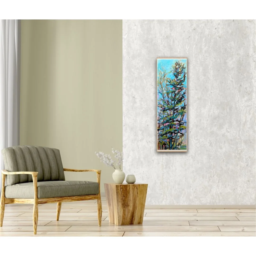 elizabethgartnerhowe-Dancing Partner(I May Be Messy But I Get To Dance)-12x36x1.5-oil on cradled wood panel-insit resting.jpg