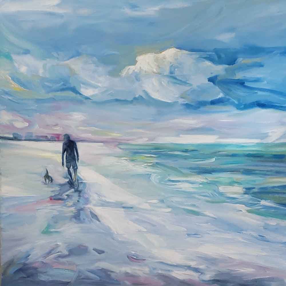 He Gave Us Ten Miles of Rest, 30x30, oil on canvas