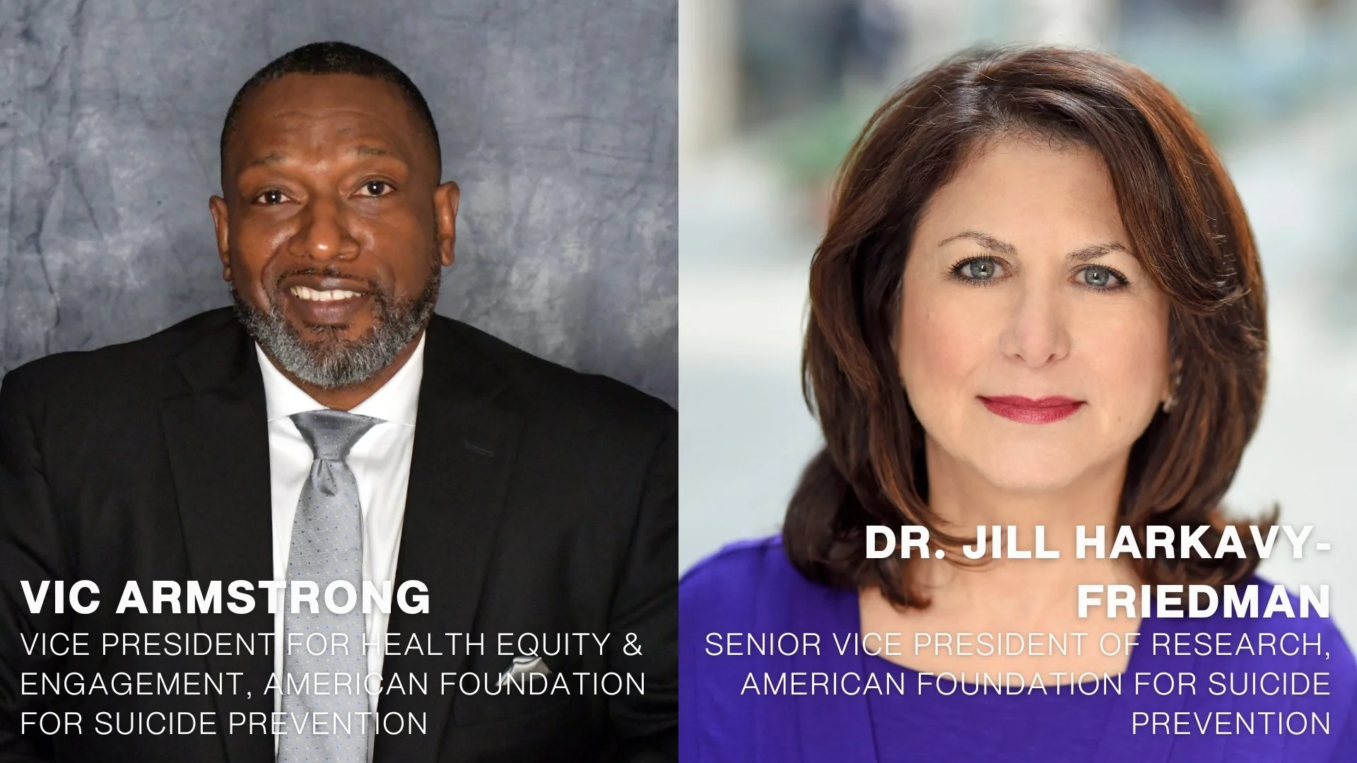 Ep. 59 So Let’s Talk About Suicide (with Dr. Jill Harkavy-Friedman and Vic Armstrong from AFSP)