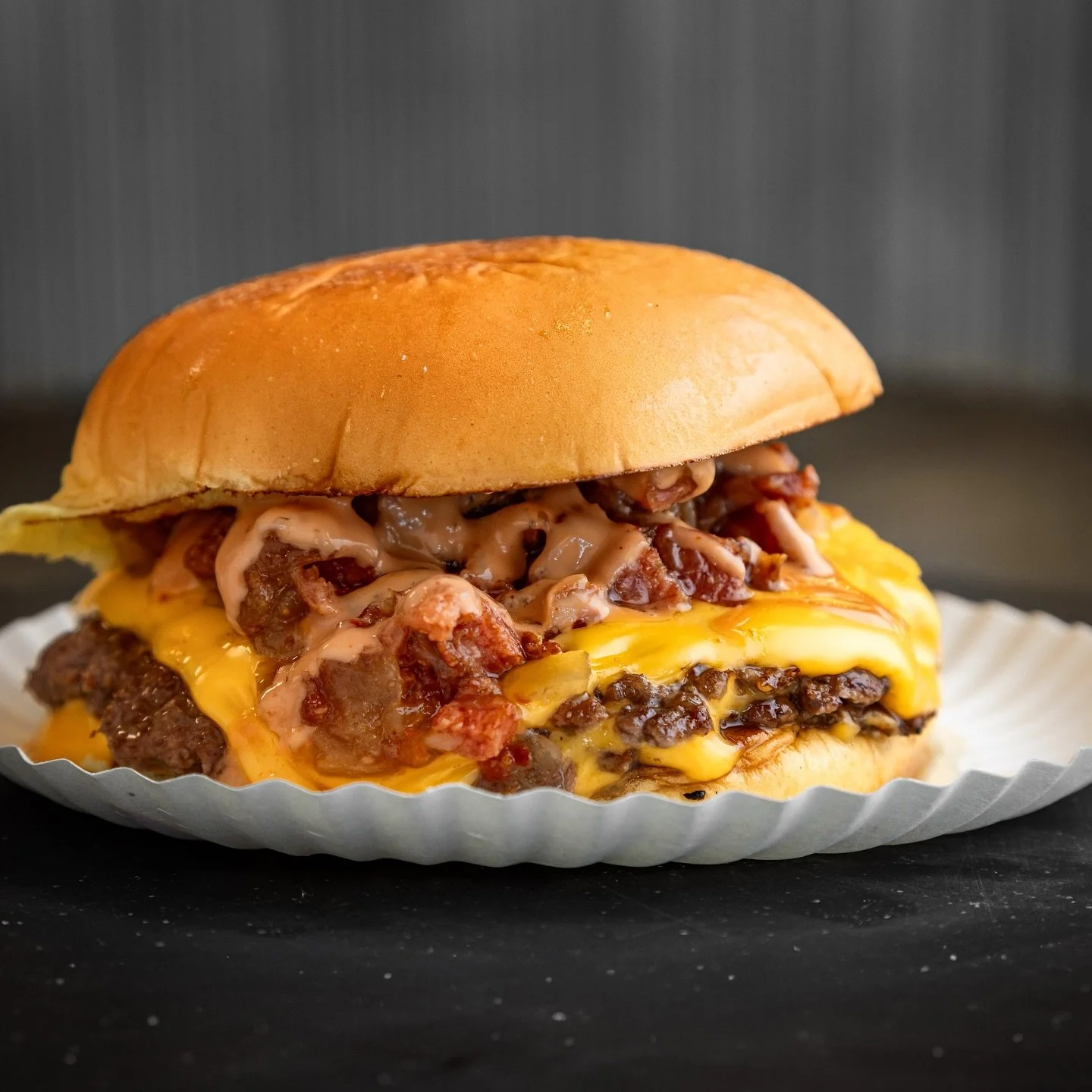 Just a picture of a dirty burger&hellip;. Have you tried Taylor Ham Jam yet?