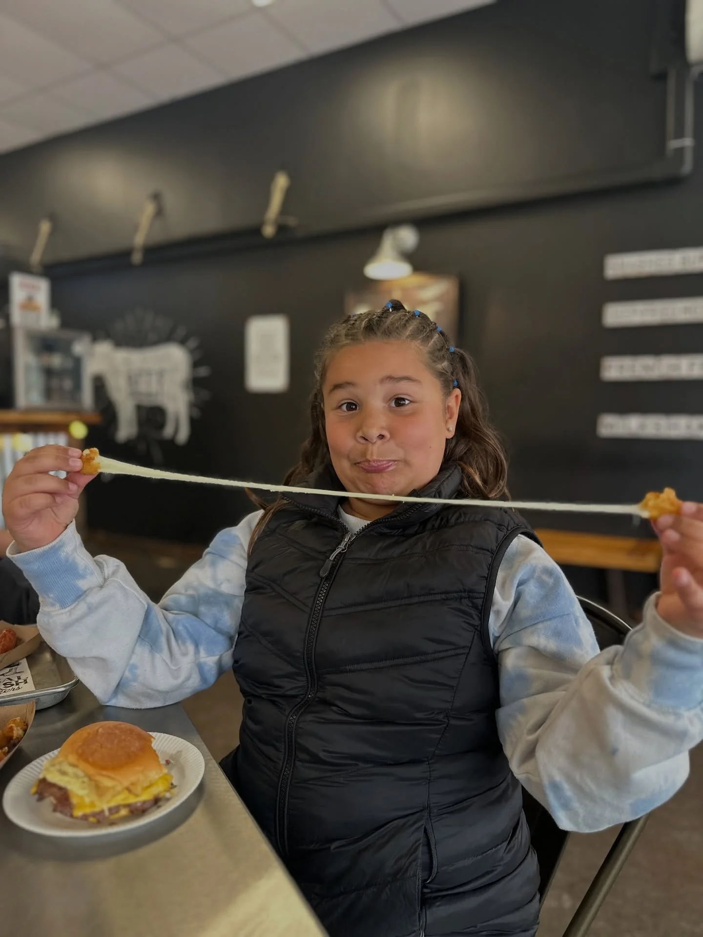 MAX Cheeeeeese Pull! Cheese Curds on deck with our homemade Ranch!