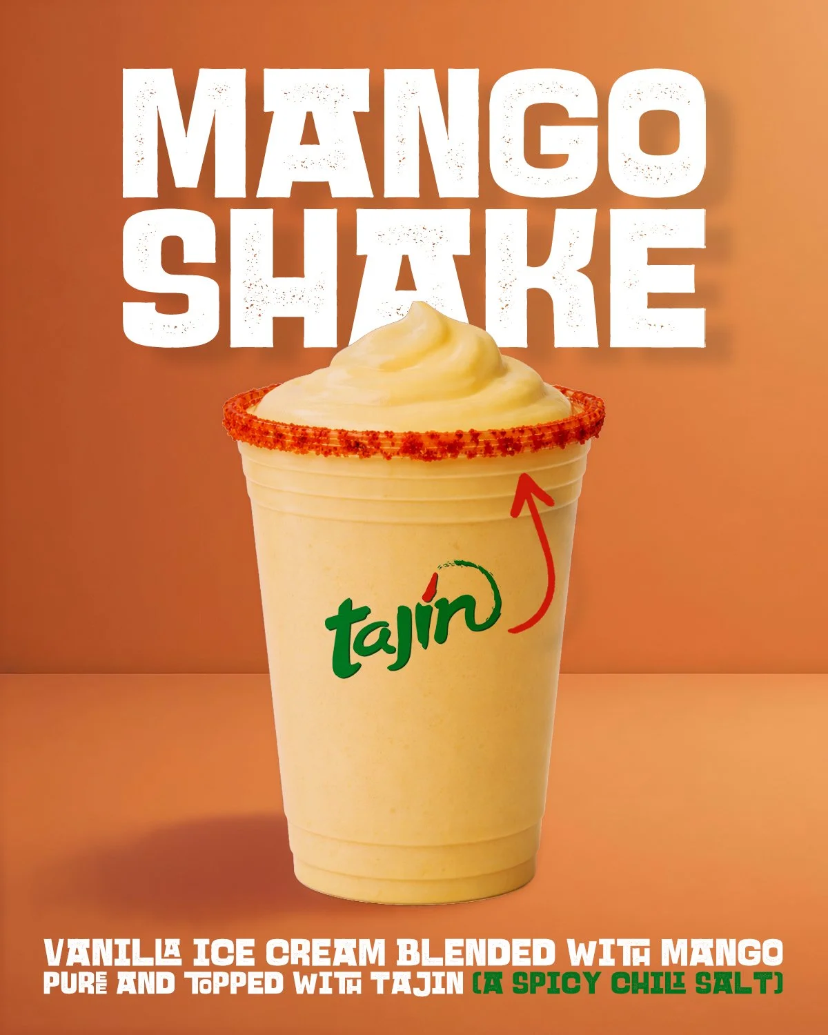 Sweet. Smooth. Then it hits you. 🔥🥭

Our Mango Shake blends creamy vanilla ice cream with real mango pur&eacute;e, finished with a Taj&iacute;n rim for that perfect sweet-heat kick.

It shouldn&rsquo;t work&hellip; but it absolutely does.

Limited 