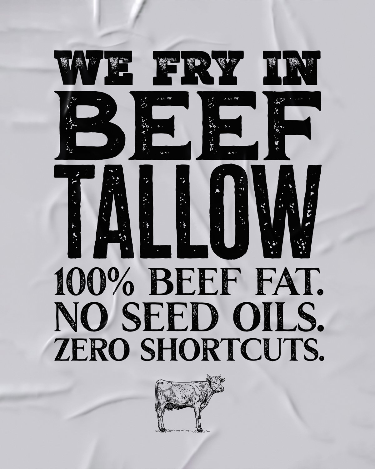 We made a switch. And you&rsquo;re going to taste it.

We&rsquo;re now frying everything in beef tallow.

Fries. Chicken. Everything.

Crispier. Richer. Real flavor the way it used to be before shortcuts took over.

No seed oils. No nonsense. Just st