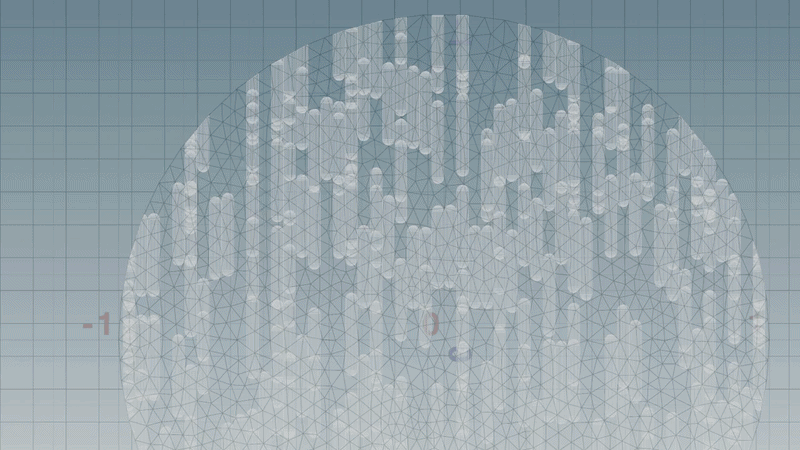 Animation test showing protective shell growth behaviour for Remediator product