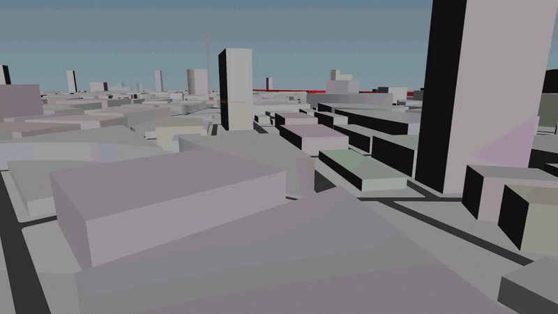 Early procedural city exploration using Houdini