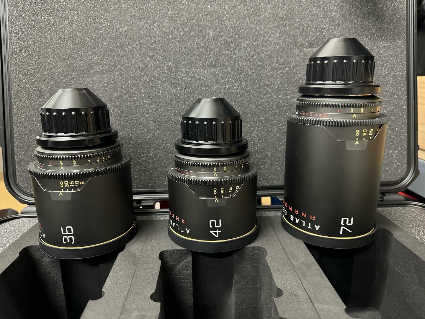 These bad boys finally came.  #AtlasMercury #Anamorphic #Lenses. Thank you to @atlaslensco for getting to us before our shoot next week! 

#cinematography #atlaslensco #atlasanamorphic #cinematographer #lenses #cinemascope #filmmaking #directorofphot