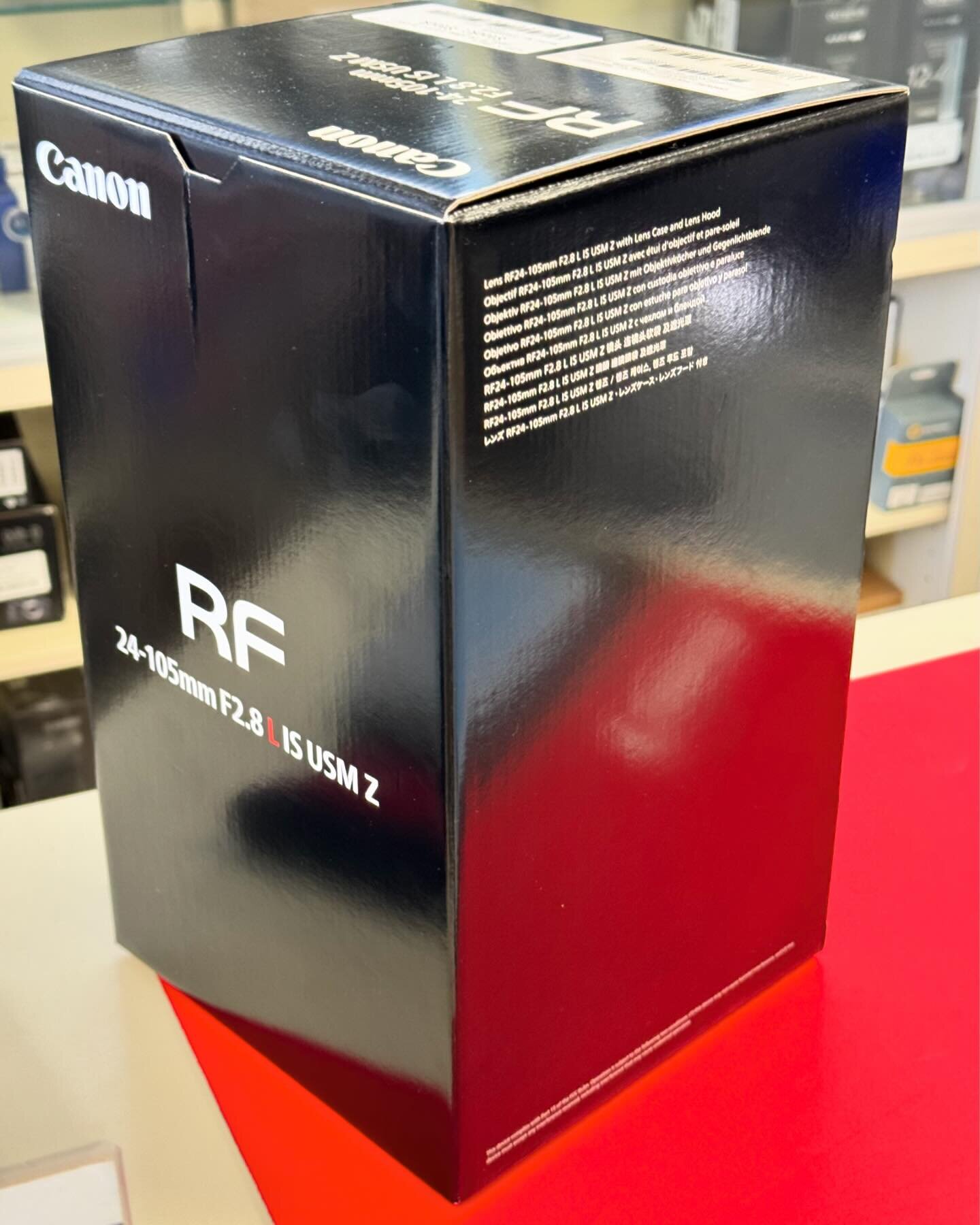 Finally got my hands on the #Canon #RF 24-105 2.8L IS USM Z #lens thanks to #AllensCamera! Excited to test it out! 

#lenses #camera #canon24105 #lseries #zoomlens #zoom #photography #cinematography #photographer #canonrf #eosr #eosr5 #eosr5c #cinema