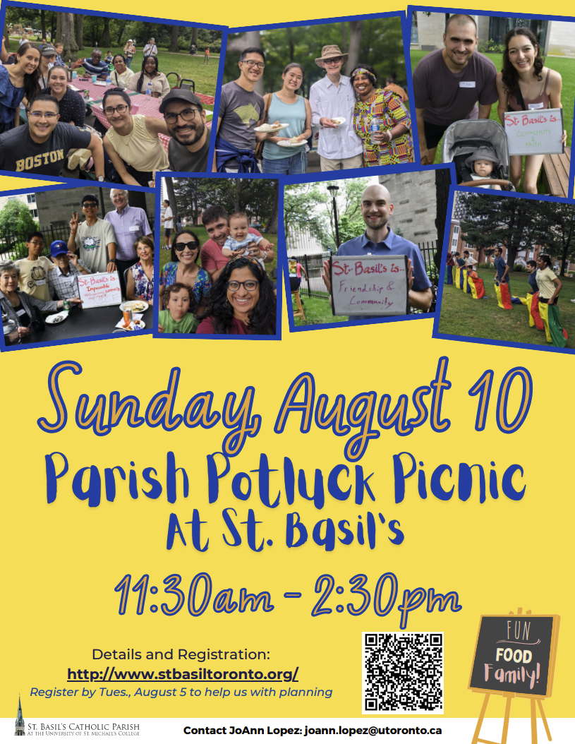 St. Basil's Parish Potluck Picnic