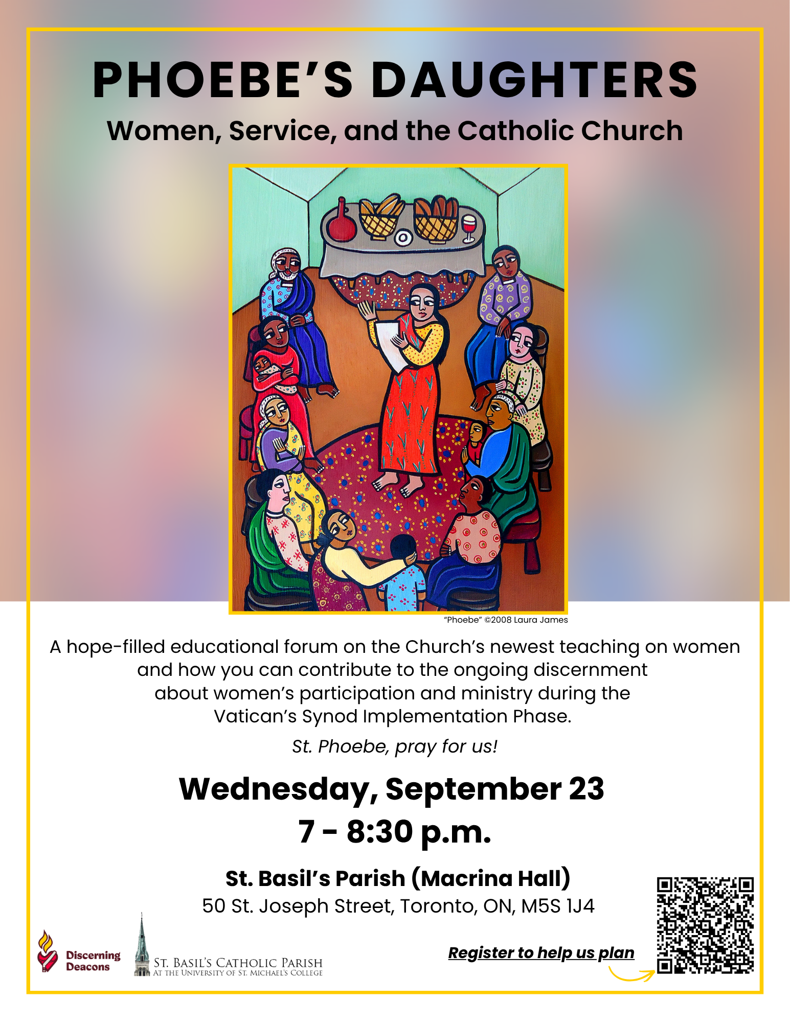 Women, Service, and the Catholic Church: Phoebe Forum