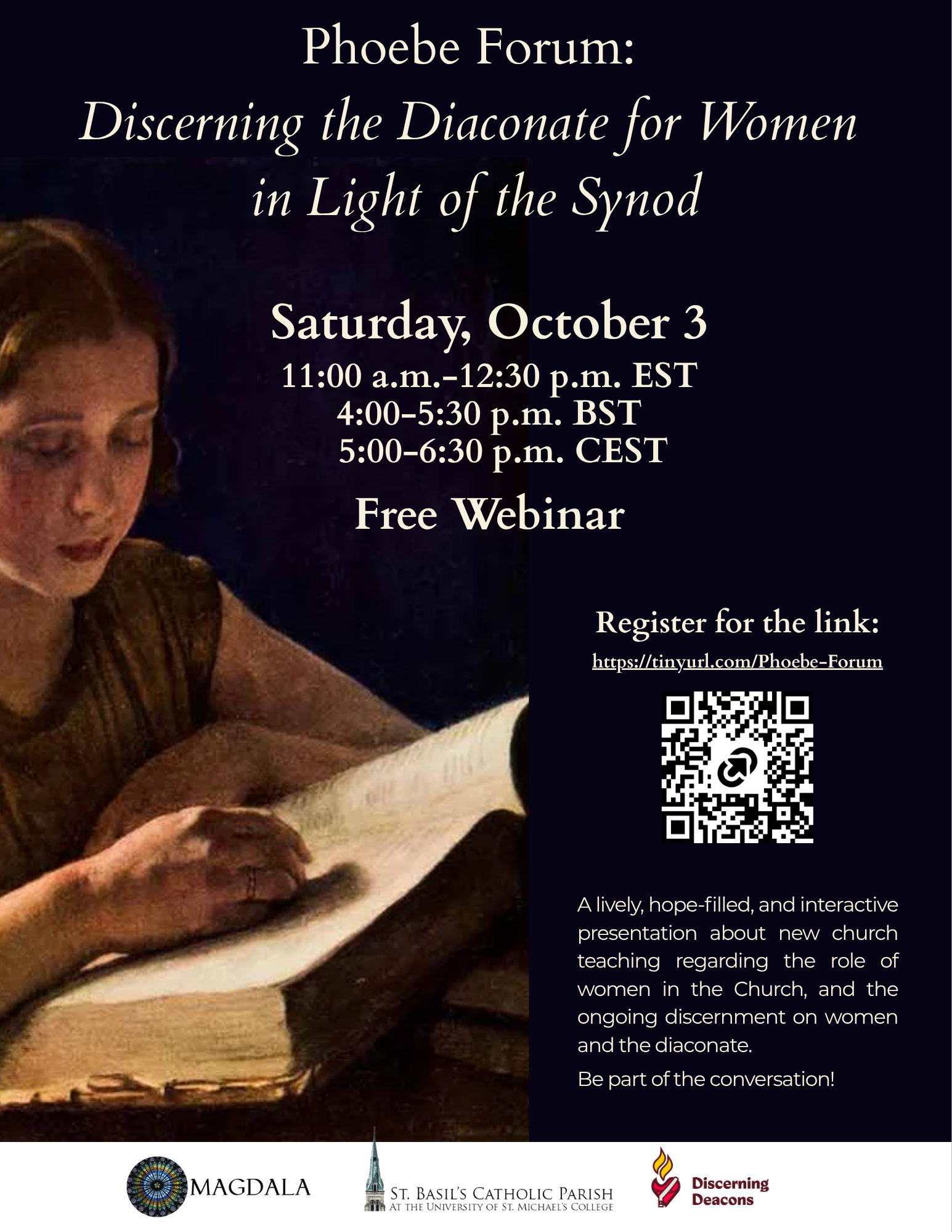 Phoebe Forum: Discerning the Diaconate for Women in Light of the Synod