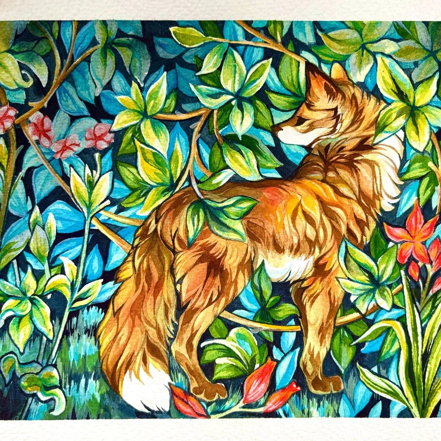 William Morris Fox Print