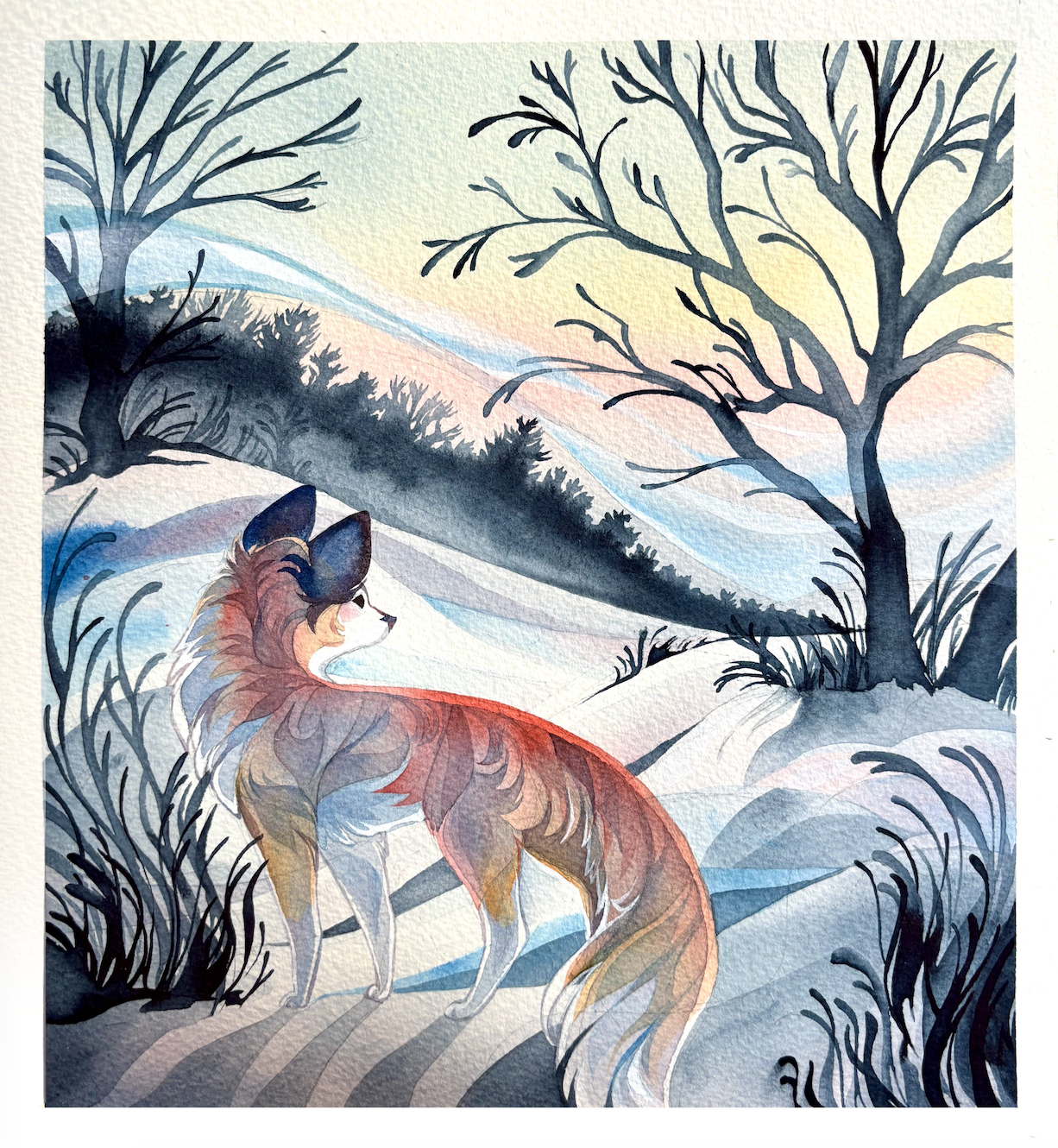 Frosty Morning Print