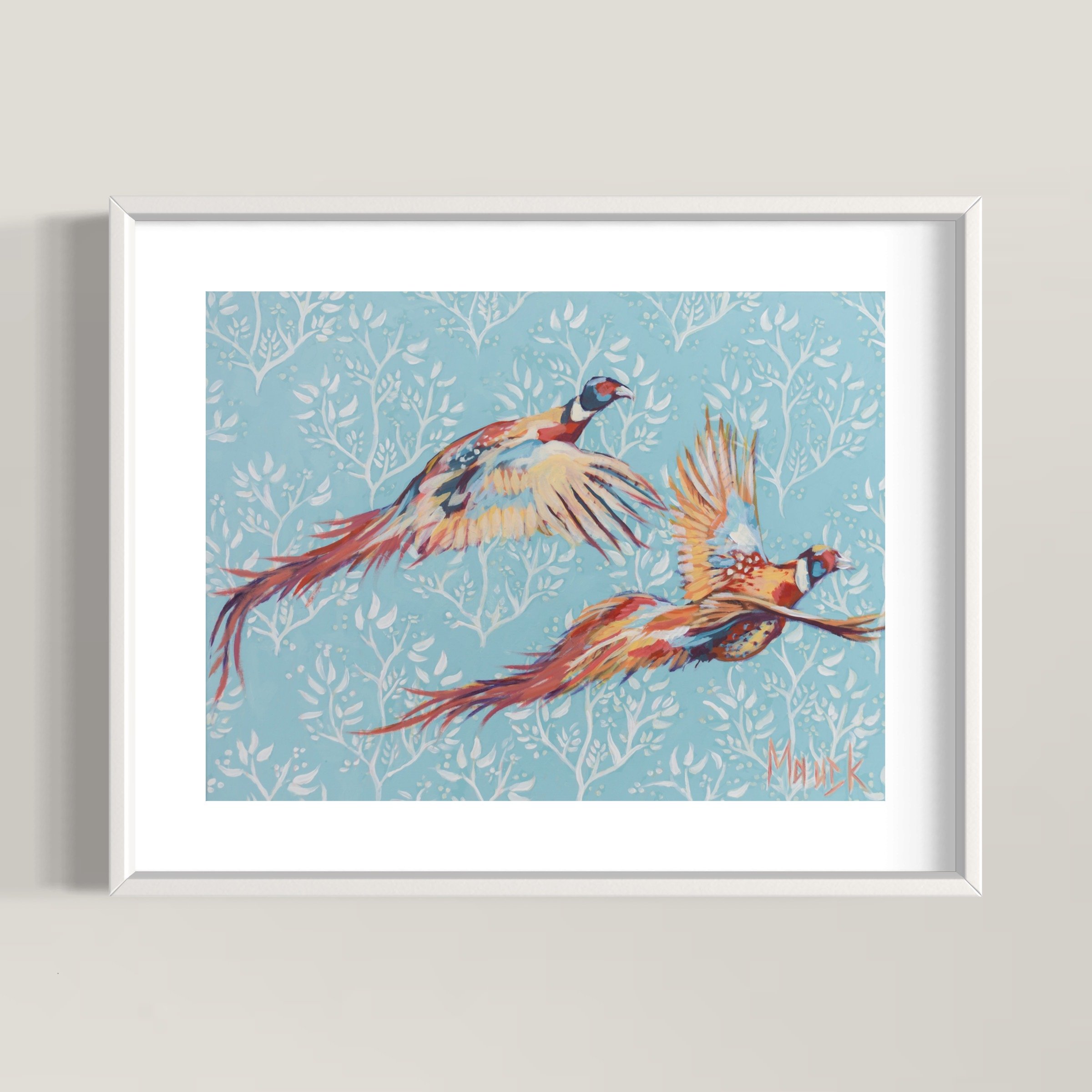 Flying Pheasants Print