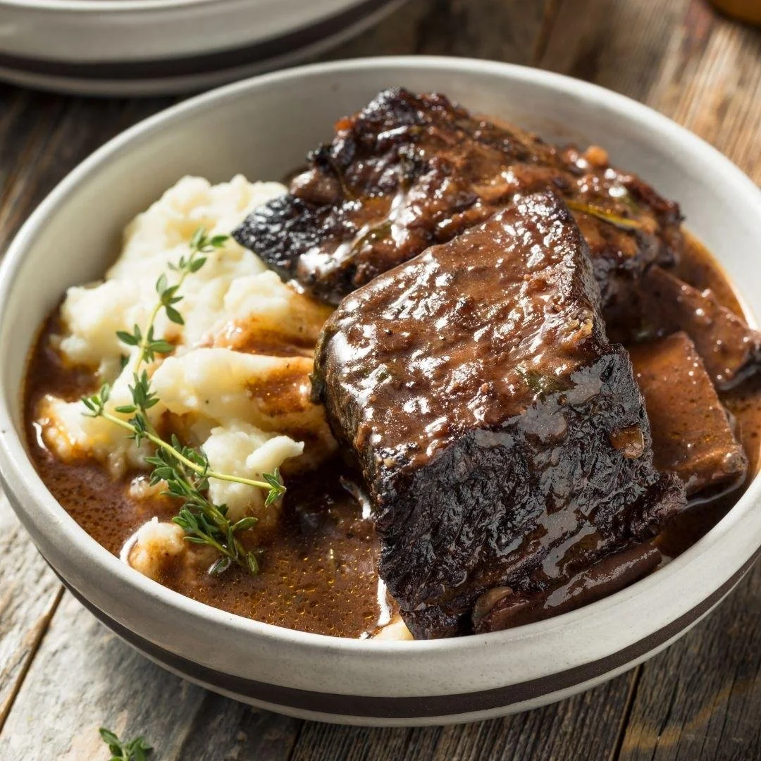 Red Wine Braised Briarpatch Black Angus Short Ribs