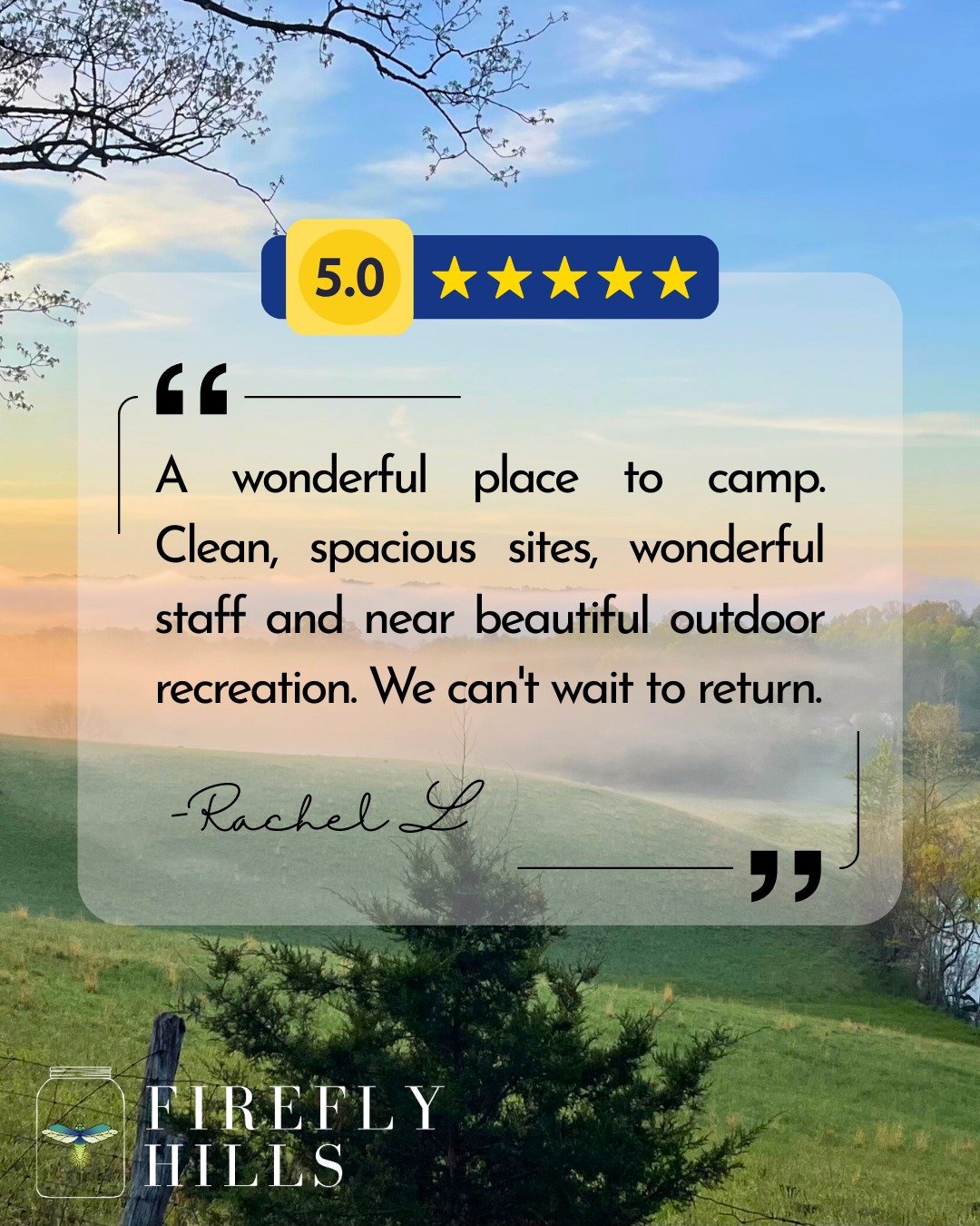 We never get tired of seeing that our little corner of Heaven on Earth is appreciated by our guests just as much as us. Thank you for sharing your experience, Rachel.
We can't wait for your return! ✨