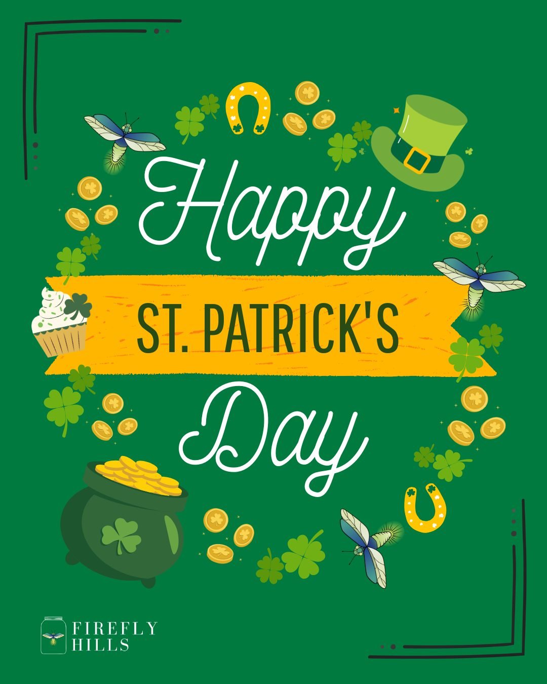 🌈 A good friend is like a four-leaf clover: hard to find and lucky to have. 
Tag your lucky charm below! 🍀✨⬇

#fireflyhills #Kentucky #stpatricksday #camping #RVLife #community #friends #redrivergorge #exploremore