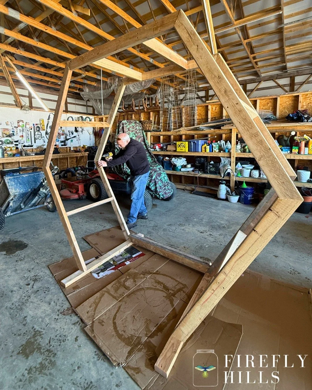 We wanted to share a sneak peak of the additions created for our Weddings at Firefly Hills event space! Most of Winter was spent working on exciting projects so here are some progress shots to peak your interest! 😍

✨We would love for your forever t