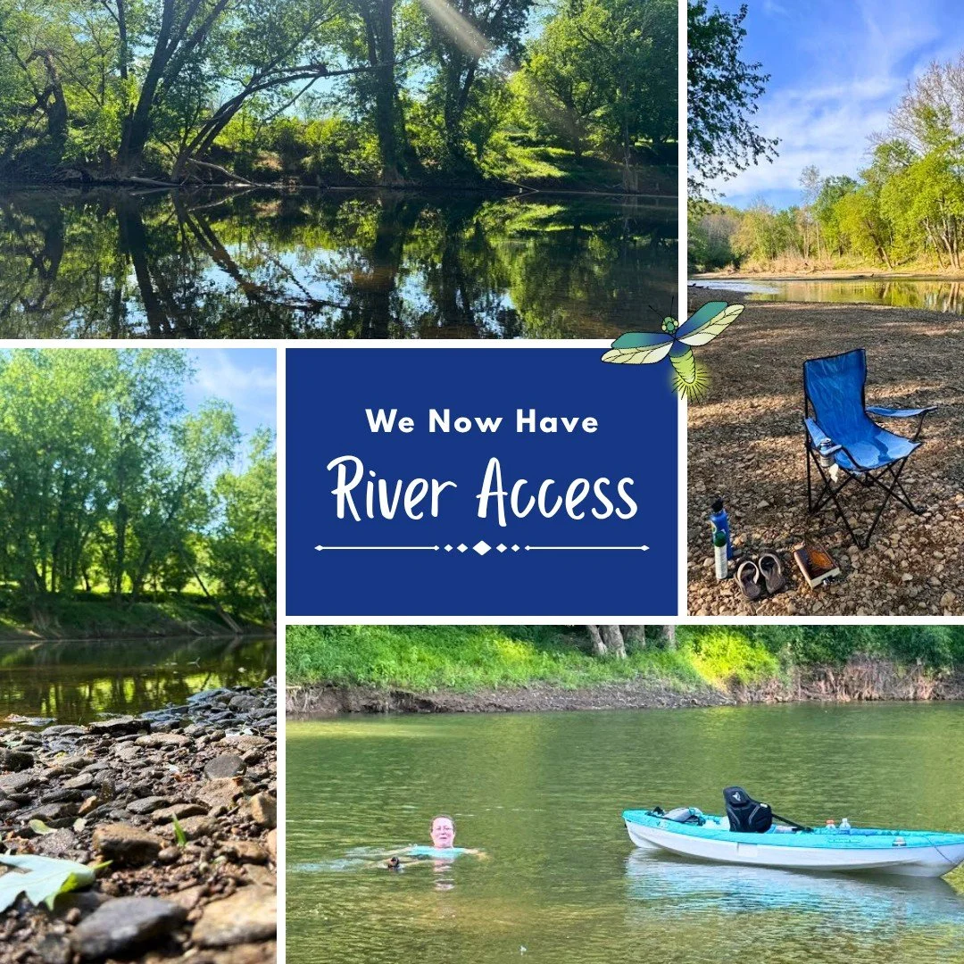 💦 Big news at Firefly Hills! 🌿

We just expanded&hellip; and now you have river access during your stay.

Swim, wade, fish, kayak, or simply relax by the water in a peaceful new spot on the property. It is the perfect place to cool off in the summe