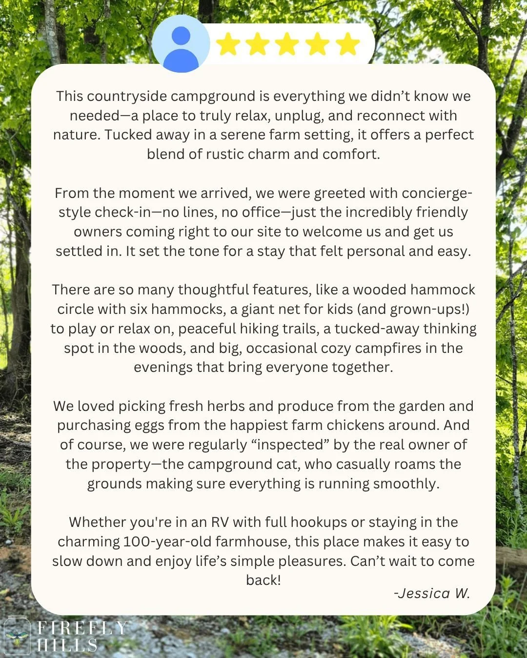 This amazing 5-star review absolutely makes our day! We're thrilled and grateful that you took the time to share your wonderful feedback, Jessica! We can't wait to welcome you back soon and create more great experiences together!